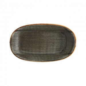 BONNA SPACE GOURMET OVAL PLATE 34X19CM 6PCS
