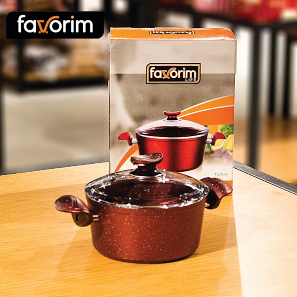 FAVORIM COOKER GRANIT BORDO DEEP EZME 20CM