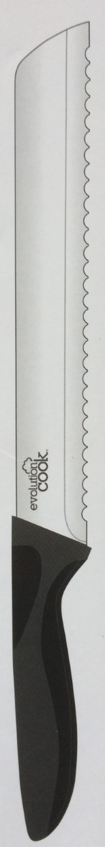 EVOLUTION 00003 BREAD KNIFE 4X24X1'S 20CM