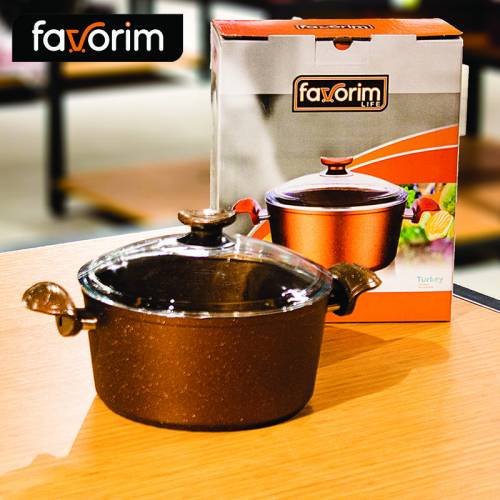 FAVORIM COOKER GRANIT BAKIR DERIN EZME 24CM