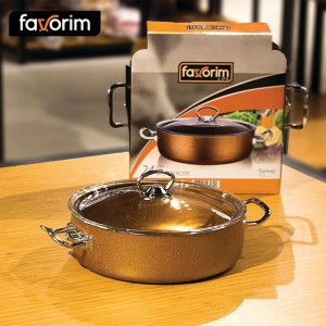 FAVORIM GB24B COOKER GRANIT BAKIR FLATTENED 24CM