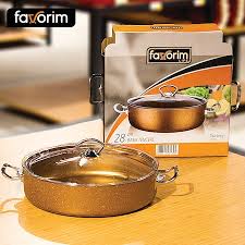 FAVORIM GB28B COOKER GRANIT BAKIR FLATTENED 28CM