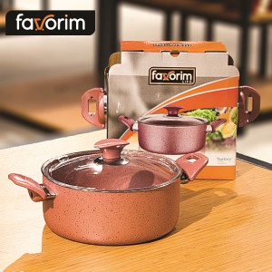 FAVORIM GP24D COOKER GRANIT PINK DERIN 24CM