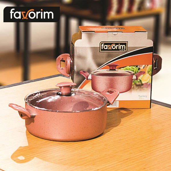 FAVORIM GP26D COOKER GRANIT PINK DERIN 26CM