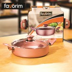 FAVORIM GP26B COOKER GRANIT PINK FLATTENED 26CM