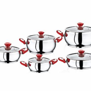 SAFINOX BELLA COOKER RED KULP 1'S 10PCS