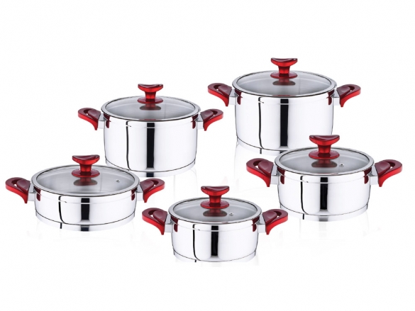 SAFINOX VISION COOKER RED KULP 1'S 10PCS