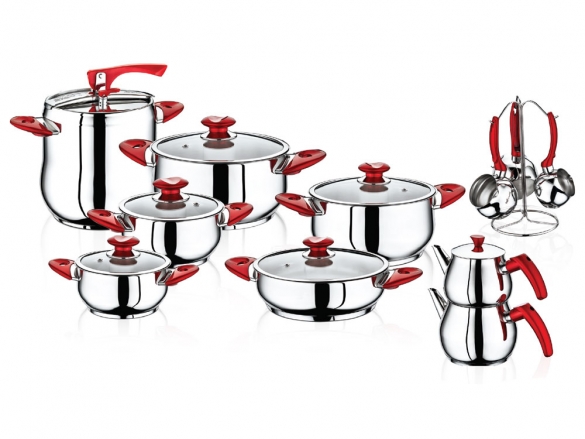 SAFINOX1020 EVA COOKER RED KULP CEYIZSET 1'S 20PCS
