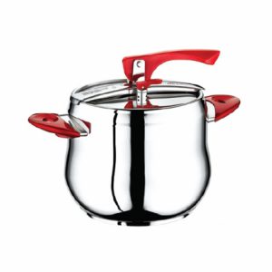 SAFINOX PRESSURE CLASSIC COOKER RED KULP 1'S 8L