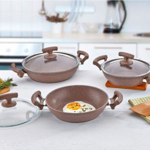 SAFLON ECO BROWN SAHAN SET 1'S 6PCS