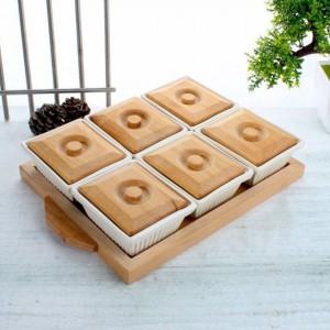 TEPE WOODEN BREAKFAST SET  12X1'S