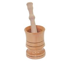 NJOY WOODEN HAVAN 1'S 6CM