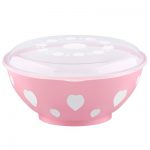 URVE UR-3296 HEARTS ROUND BOWL LIDS 24X1’S 3L 1
