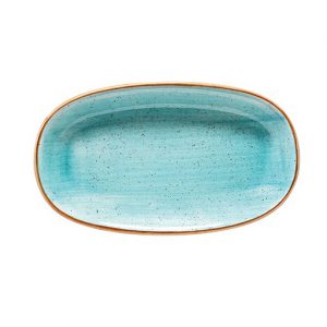 BONNA AQUA GOURMET OVAL KAYIK PLATE 15X8.5CM 12PCS