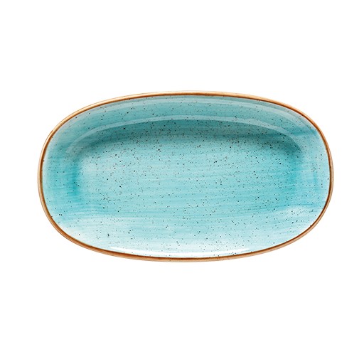 BONNA AQUA GOURMET OVAL KAYIK PLATE 15X8.5CM 12PCS