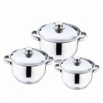BESTINOX COOKER DEEP TEL KULP 1’S 24-26-28CM 6PCS 1