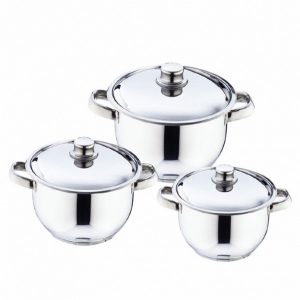 BESTINOX COOKER DEEP TEL KULP 1'S 24-26-28CM 6PCS