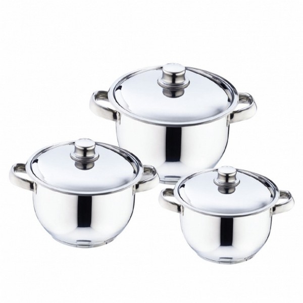 BESTINOX COOKER DEEP TEL KULP 1'S 24-26-28CM 6PCS
