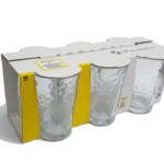 PASABAHCE52944 WATER GLASS FLOWERS 1SET6PCS 205CC