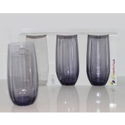 PASABAHCE420415G611 WATER BLACK LINKA 1S3PCS 500CC