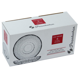 PASABAHCE54421 TEA PLATE HABITAT 1SET6PCS