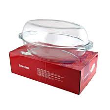 BORCAM59062 OVAL CASSEROLE WITH COVER 2250CC