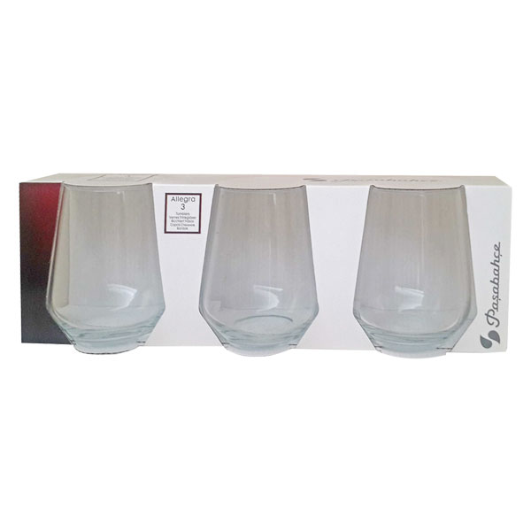 PASABAHCE41536 WATER ALLEGRA 1SET3PCS 425CC