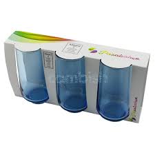 PASABAHCE420015 WATER BLUE ALLEGRA 1SET3PCS 470CC