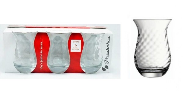 PASABAHCE42371 OPTIK TEA GALATA 1SET6PCS 168CC