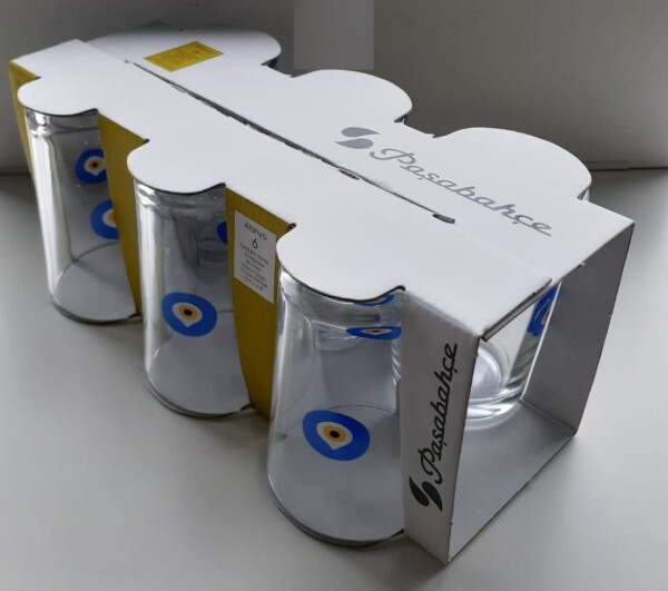 PASABAHCE52052 NAZAR WATER ALANYA 1SET6PCS 205CC