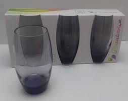 PASABAHCE41020 WATER LILA BARREL 1SET3PCS 500CC