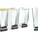 PASABAHCE41300 WATER LILA CARRE 1SET3PCS 305CC