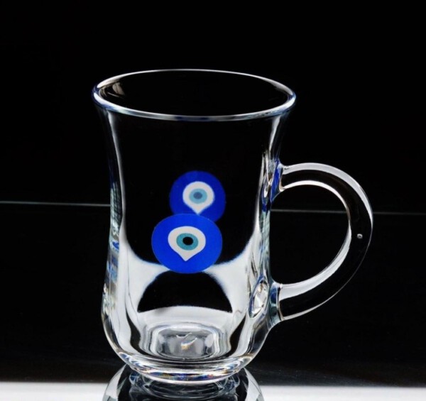 PASABAHCE55411 NAZAR TEA KEYIF 1SET6PCS 140CC