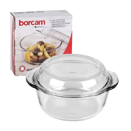 BORCAM59023 ROUND COOKER WITH COVER 1450CC