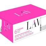 LAV ELG360F WHISKEY GLASS CORAL 1SET6PCS 315CC