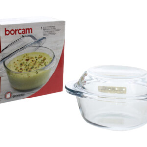 BORCAM59033 ROUND COOKER WITH COVER 840CC
