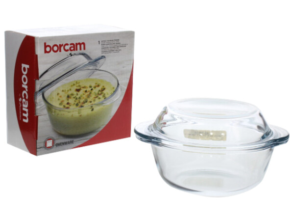 BORCAM59033 ROUND COOKER WITH COVER 840CC