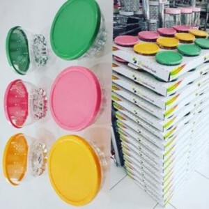 PASABAHCE 96443 BOWL COLOUR LIDS KARAMAN 280CC