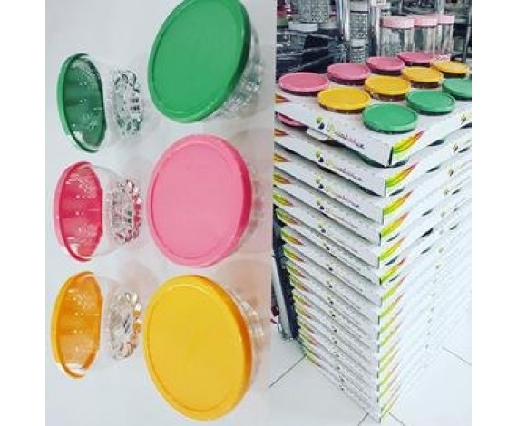 PASABAHCE 96443 BOWL COLOUR LIDS KARAMAN 280CC