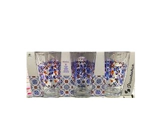 PASABAHCE52291 336 WATERGLASS KUTAHYA1SET6PCS100CC