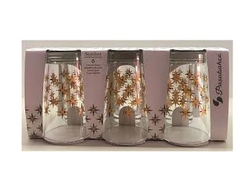 PASABAHCE52291 470 WATERGLASS STAR 1SET6PCS100CC