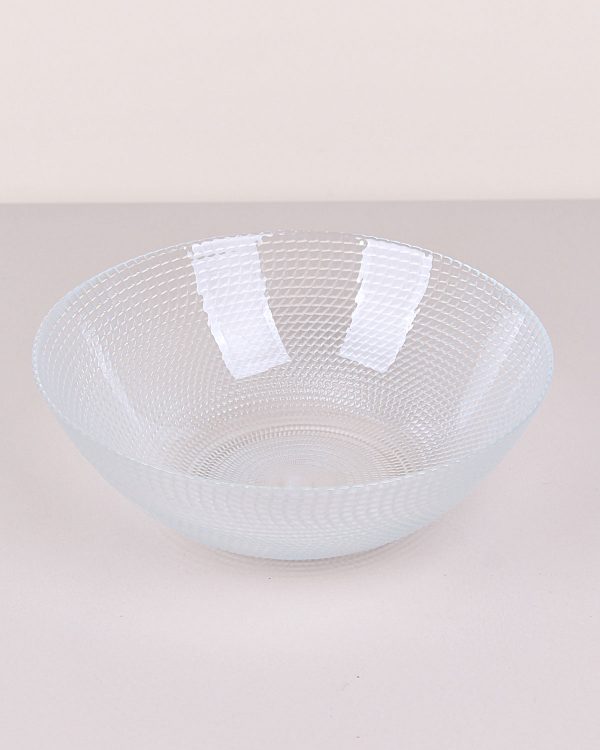 GLASSCOM 15014 ARTINA SQUARE BOWL 25CM