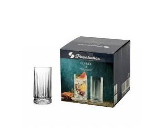 PASABAHCE520015 TUMBLER ELYSIA 1SET4PCS 445CC
