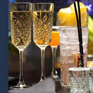 PASABAHCE440356 CHAMPAGNE TIMELESS 1SET4PCS 175CC