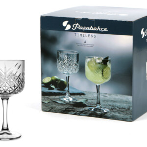PASABAHCE440237 GIN&TONIC TIMELESS 1SET4PCS 490CC