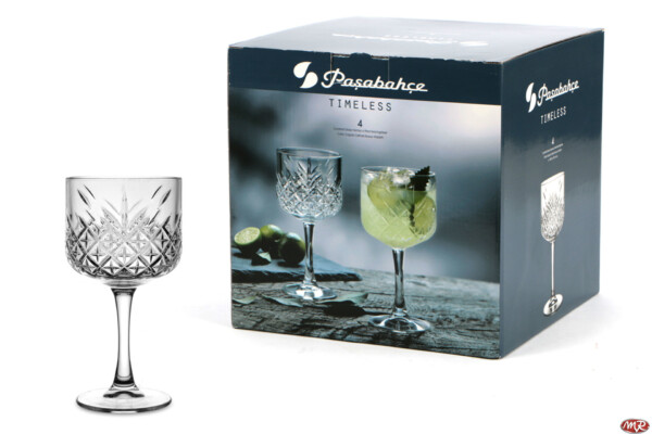 PASABAHCE440237 GIN&TONIC TIMELESS 1SET4PCS 490CC