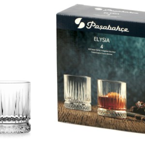 PASABAHCE520004 WHISKEY ELYSIA 1SET4PCS 355CC
