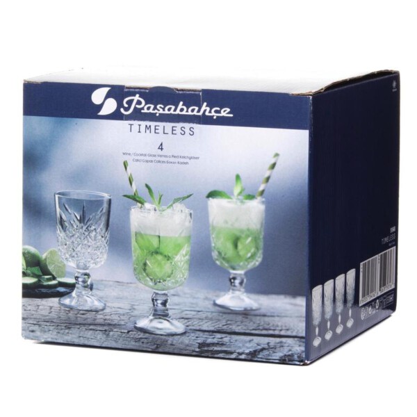 PASABAHCE51648 COCTAIL TIMELESS 1SET4PCS 320CC