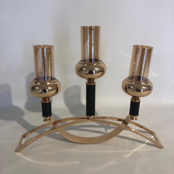 NJOY NO:6DCSMD DECO CANDLESTICK BLACK TRIPLE