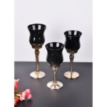 PACI300639 DECORATIVE GLASS COLOURED 1SET3PCS